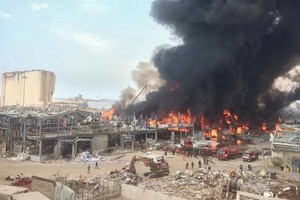 大火現場。（圖源：互聯網）