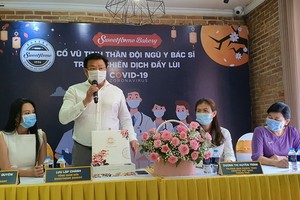 Sweethome餅家主理人劉立政在會上發言。