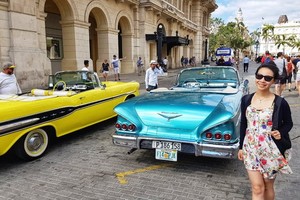 圖為古巴哈瓦那街頭一瞥。（圖源：互聯網）