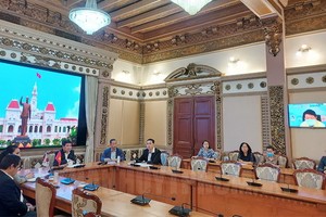 視像會議現場。（圖源：市黨部新聞網）