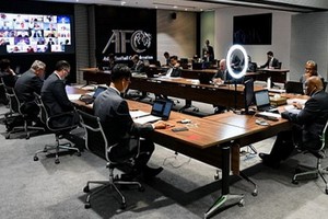 亞洲足協常務委員會舉行線上會議。（圖源：互聯網）