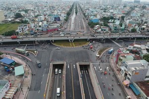 安霜隧道交通樞紐19日正式投入使用。（圖源：高昇）