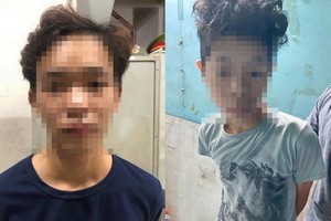 被抓獲的2名竊賊。（圖源：志石）