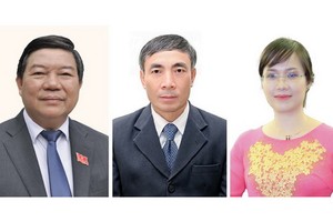 左圖起依次為阮國英、阮玉賢及鄭氏順。（圖源：警方提供）