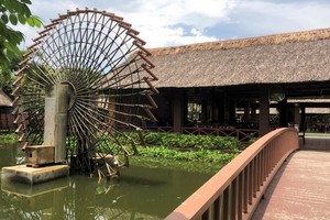 平政縣平興鄉平川飲食區一隅。