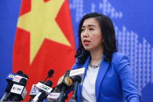 越南外交部發言人黎氏秋姮。（圖源：曰盛）