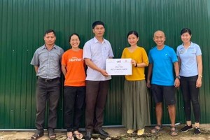 平仙公司向達農省少數民族贈送淨水工程