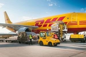 圖為越南DHL Express快遞專用飛機。（圖源：耀基）