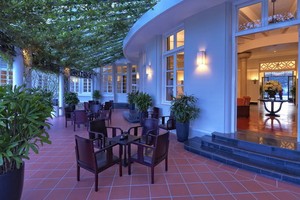 La Residence咖啡廳環境幽靜。