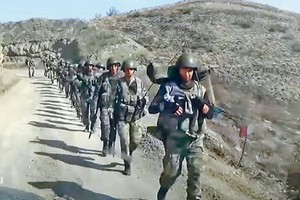 阿塞拜疆軍隊在納卡地區挺進。（圖源：互聯網）