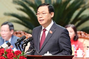 王廷惠同志在會上發表講話。（圖源：越通社）