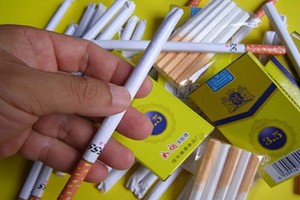 職能力量查獲的香煙糖。（圖源：嘉慶）