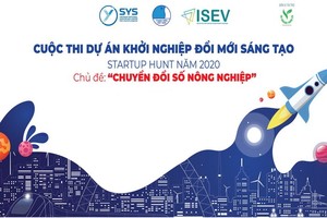 “農業數碼化轉型”的 Startup Hunt創新更新創業項目比賽宣傳海報。（圖源：Startup Hunt）