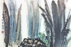 夏日涼風翠蔭天　何明正 畫