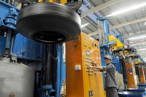 Casumia公司的輪胎生產線。