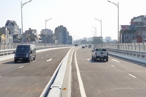 河內環市２路高架橋路於昨(9)日正式投入運行。（圖源：南慶）
