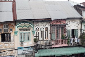 帶有古式建築風格的馮興社區一隅。