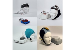 不同款式的 Amber EEG 的原型裝置。（圖源：互聯網）