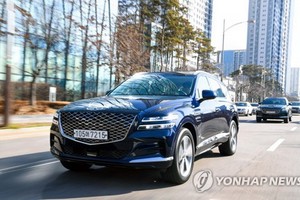 捷尼賽思GV80。（圖源：韓聯社）