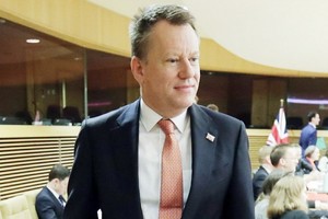 英國“脫歐”協議談判代表弗羅斯特。（圖源：AP）