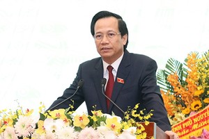 勞動與榮軍社會部部長陶玉蓉在會上致詞。（圖源：志心）