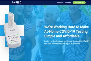 FDA准用首款快速自我檢測試劑，30分鐘知結果。（圖源：Lucira Health網站截圖）