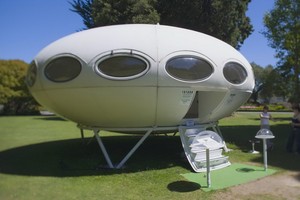 極其罕見的UFO式住宅。（圖源：互聯網）