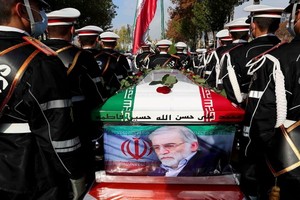 法赫里扎德的葬禮在德黑蘭舉行。 （圖源：路透社）