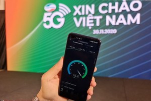 11月30日，Viettel 正式試行運營5G網絡。（圖源：德鄭）