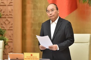 政府總理阮春福指導會議。（圖源：光孝）