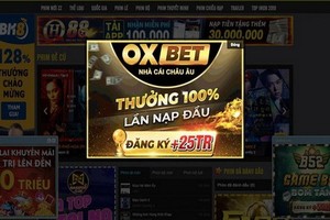 某電影網站介面上全是在線賭博廣告。