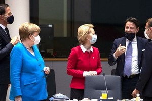 美國政客歐洲版(Politico Europe)發佈2021年歐洲最具影響力領導人排行榜，德國總理默克爾被稱為歐洲的“基石”。（圖源：Getty Images）