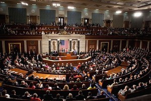 美國國會參議院議會現場。（圖源：路透社）