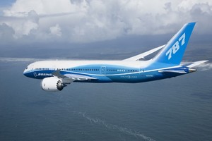 圖為一架波音787客機。