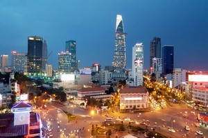 市中心夜色一瞥。（示意圖源：VNE）