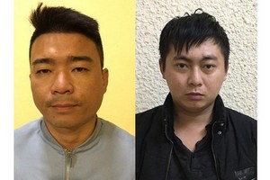 偷拍勒索的兩名歹徒被捕。左圖為朱名江；右圖為阮仲就。（圖源：警方提供）