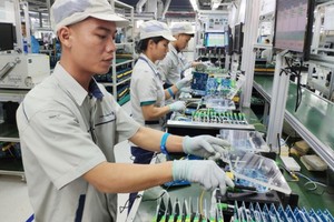 VNPT集團所屬成員公司VNPT Technology 的智能移動設備生產線。