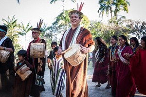 巴西阿莎寧卡原住民部落首領。（圖源：互聯網）