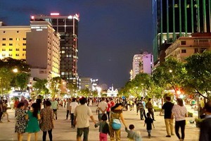 圖為阮惠步行街一瞥。（圖源：垂楊）