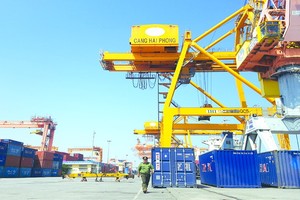 全國海港系統商品通關總產量維持增長。