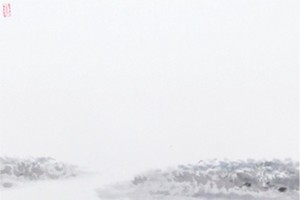 會安古埠　李克柔 畫