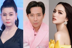 從左起吉鳳、鎮成、香江等藝人。