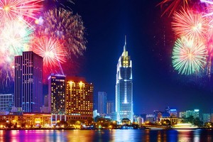 本市元旦在４地點燃放煙花。（示意圖源：互聯網）