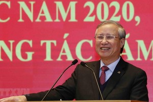 黨中央書記處常務書記陳國旺在會上發表指導意見。（圖源：越通社）