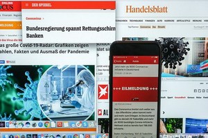 新冠疫情推動德國數字支付發展。（圖源：DPA）