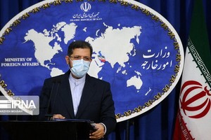 伊朗外交部發言人哈提卜扎德11日敦促英國、法國和德國恢復履行伊朗核問題全面協議義務。（圖源：伊通社）