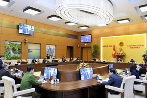 國會常務委員會第五十二次會議現場。（圖源：Quochoi.vn）