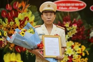 市公安廳所屬網絡安全與防打使用高新技術罪犯科(PA05)科長阮世霖上校。（圖源：H.T） 