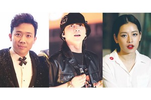 鎮成、山松M-TP、Chi Pu是社交網流量最高的前三名越南藝人。