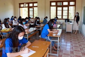 考場一瞥。（示意圖源：越通社）